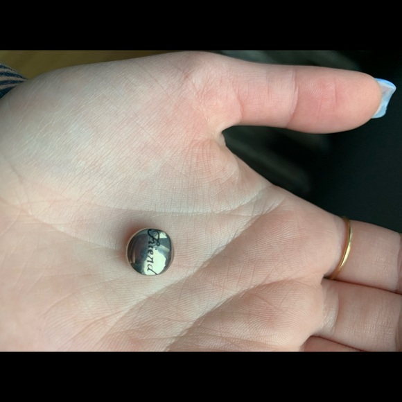 Chamilia and Swarovski sterling silver 925 FRIEND bead charm - Picture 6 of 7